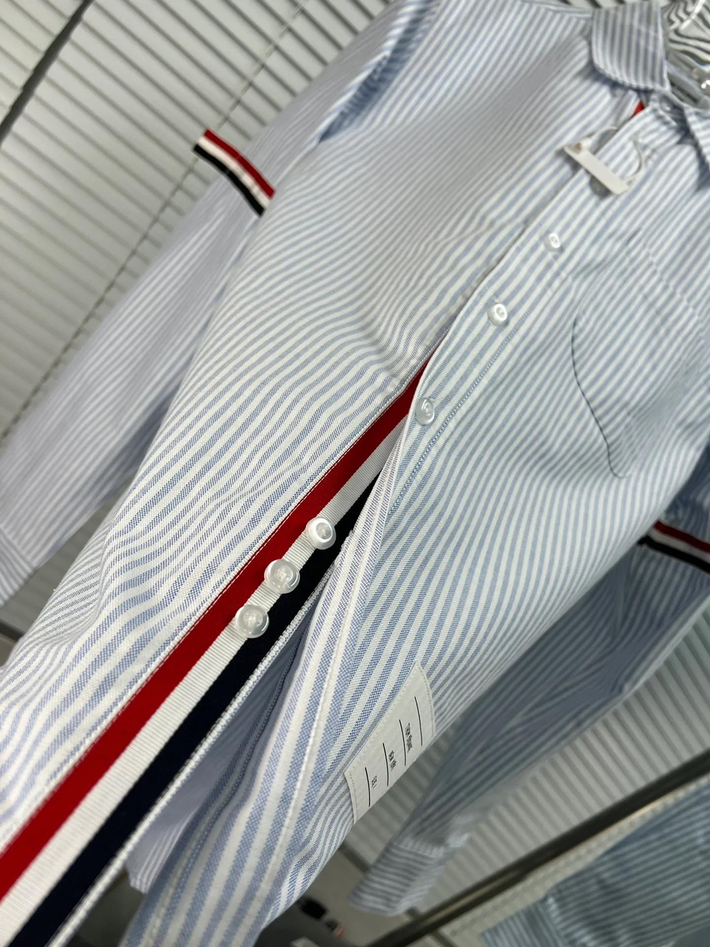 (THOM BROWNE + ） THOM BROWNE . TB Classic + ZP Authentic Same Style TB ：Blue /Gray Size：0/1/2/3/4